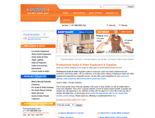 Tablet Screenshot of links.proaudiosuppliers.com
